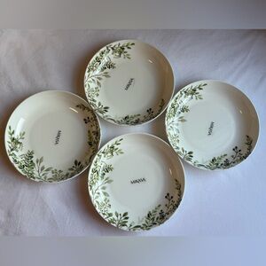 MIKASA Tivoli Green Bone China 4pc Pasta Bowl 8.5" Brand NEW